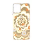 قاب هولوگرامی پروانه برجسته دور لنز نگین دار Samsung Galaxy A07 - طرح 105