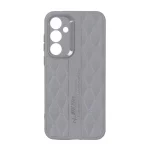 قاب پافر لوزی Imagination دور لنز براق Samsung Galaxy A55 - طوسی
