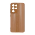 قاب Spuerior Design محافظ لنزدار Samsung Galaxy S21 Ultra - عسلی