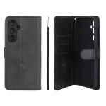 کیف موبایل مگنتی Crystal داخل مخمل Samsung Galaxy S23 FE - مشکی