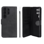 کیف موبایل مگنتی Crystal داخل مخمل Samsung Galaxy S26 Ultra - مشکی