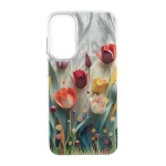 قاب اطلسی Flower دور شفاف Samsung Galaxy A15 - طرح 6