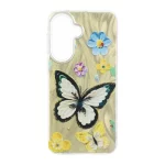 قاب اطلسی Flower دور شفاف Samsung Galaxy A57 - طرح 35