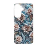 قاب اطلسی Flower دور شفاف Samsung Galaxy A57 - طرح 36