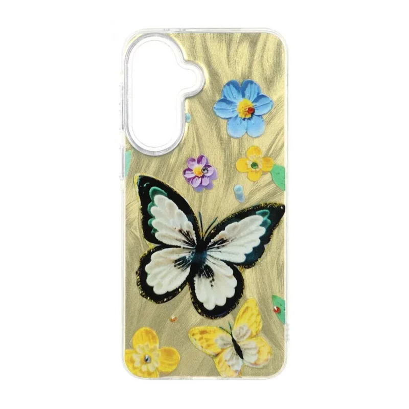 قاب اطلسی Flower دور شفاف Samsung Galaxy A37 - طرح 73 - تصویر 2