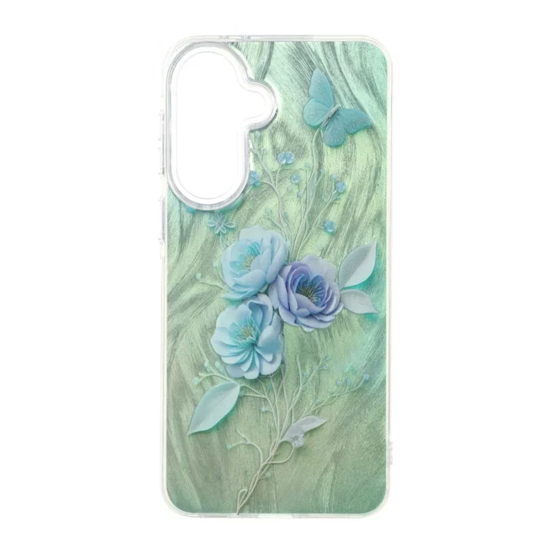 قاب اطلسی Flower دور شفاف Samsung Galaxy A37 - طرح 75 - تصویر 2