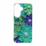 قاب اطلسی Flower دور شفاف Samsung Galaxy A37 - طرح 77