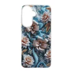 قاب اطلسی Flower دور شفاف Samsung Galaxy A37 - طرح 80
