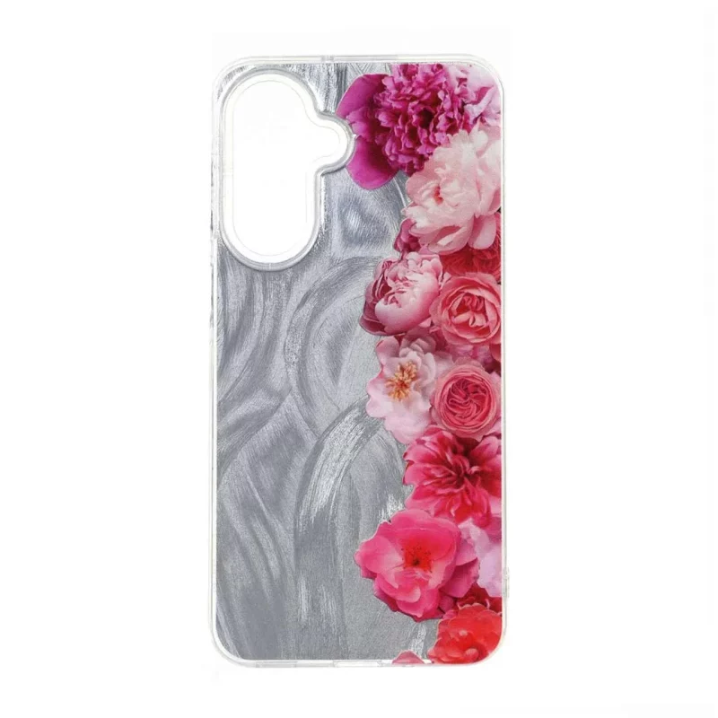 قاب اطلسی Flower دور شفاف Samsung Galaxy A17 / A26 - طرح 101 - تصویر 2