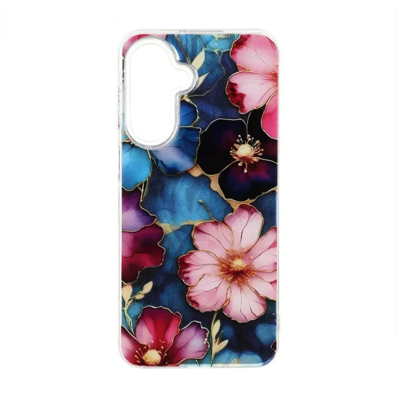 قاب اطلسی Flower دور شفاف Samsung Galaxy A17 / A26 - طرح 109 - تصویر 2
