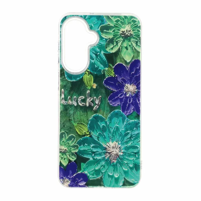 قاب اطلسی Flower دور شفاف Samsung Galaxy A17 / A26 - طرح 110 - تصویر 2