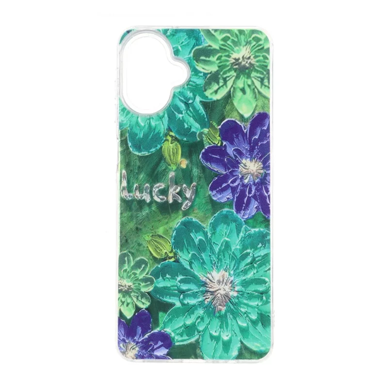 قاب اطلسی Flower دور شفاف Samsung Galaxy A07 - طرح 119 - تصویر 2