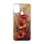 قاب اطلسی Flower دور شفاف Samsung Galaxy A11 / M11 - طرح 141