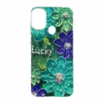 قاب اطلسی Flower دور شفاف Samsung Galaxy A11 / M11 - طرح 143