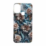 قاب اطلسی Flower دور شفاف Samsung Galaxy A11 / M11 - طرح 147