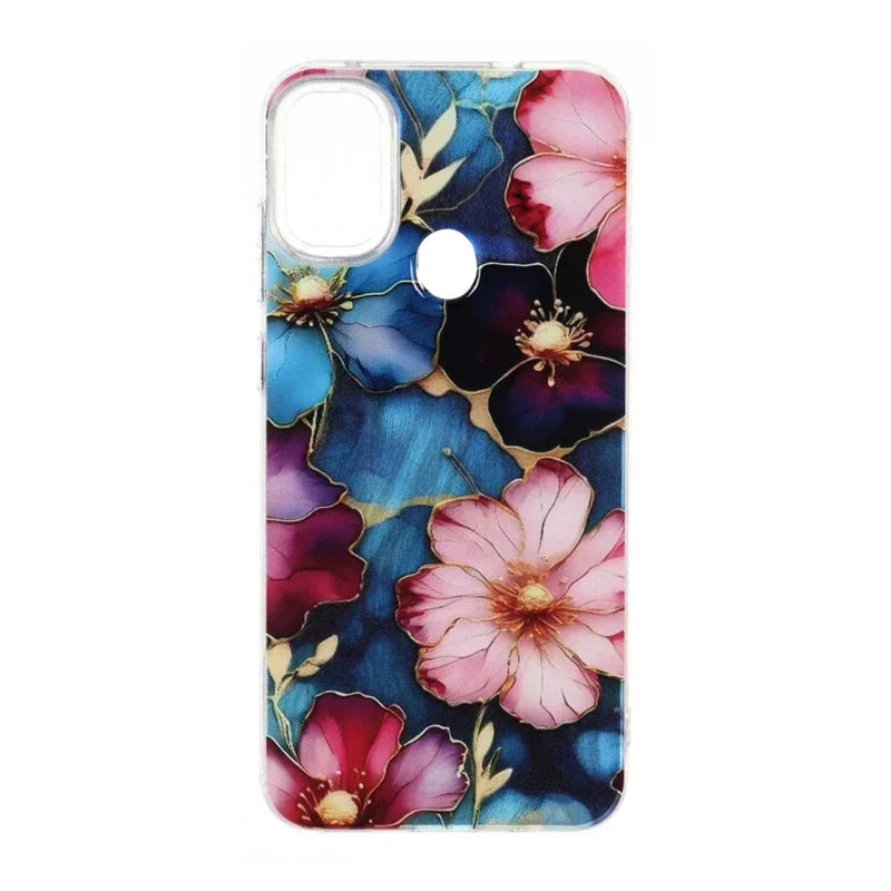 قاب اطلسی Flower دور شفاف Samsung Galaxy A11 / M11 - طرح 148 - تصویر 2