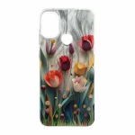 قاب اطلسی Flower دور شفاف Samsung Galaxy A11 / M11 - طرح 149