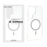 قاب اورجینال Magic Mask شفاف MagSafe اکلیلی Samsung Galaxy S23 Ultra (پک دار) - MPS