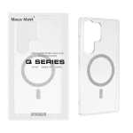 قاب اورجینال Magic Mask شفاف MagSafe اکلیلی Samsung Galaxy S25 Ultra (پک دار) - MPS