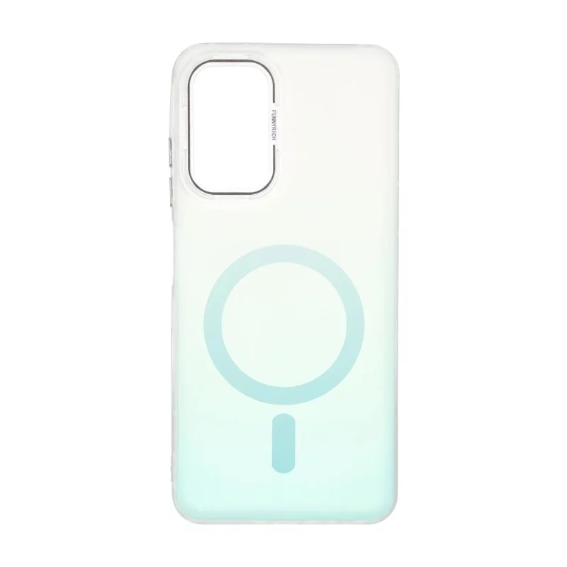 قاب Funnyrich طرح مگ سیف دور مات Samsung Galaxy A03s / A02s - سبزآبی - تصویر 2