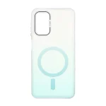 قاب Funnyrich طرح مگ سیف دور مات Samsung Galaxy A13 4G / A13 5G / A04s / M13 4G / M23 / F13 - سبزآبی