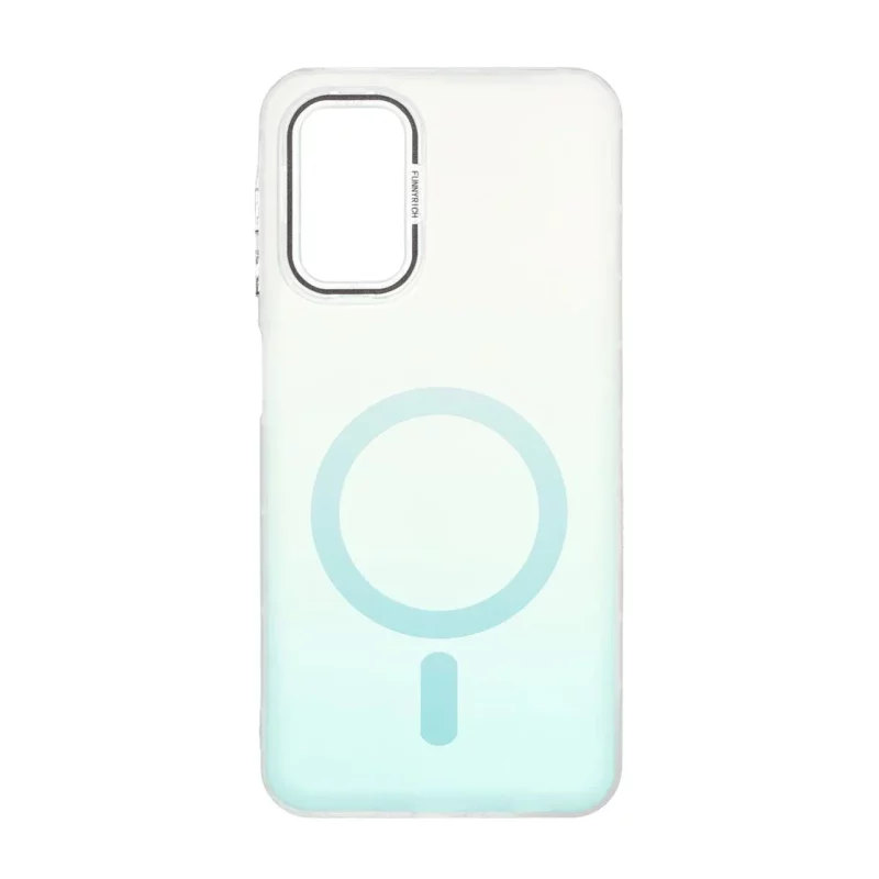قاب Funnyrich طرح مگ سیف دور مات Samsung Galaxy A13 4G / A13 5G / A04s / M13 4G / M23 / F13 - سبزآبی - تصویر 2