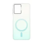 قاب Funnyrich طرح مگ سیف دور مات Samsung Galaxy A22 4G / M22 / M32 4G / F22 - سبزآبی