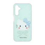قاب دو لایه مات Kitty پاپیون برجسته Samsung Galaxy A15 - سبز