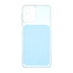 قاب مستطیلی Stripe لنز شفاف Samsung Galaxy A07 - آبی