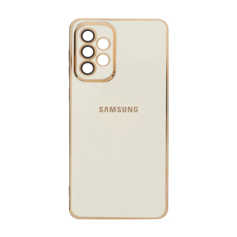 قاب My Case محافظ لنز گلس دار Samsung Galaxy A73 - سفید - تصویر 2