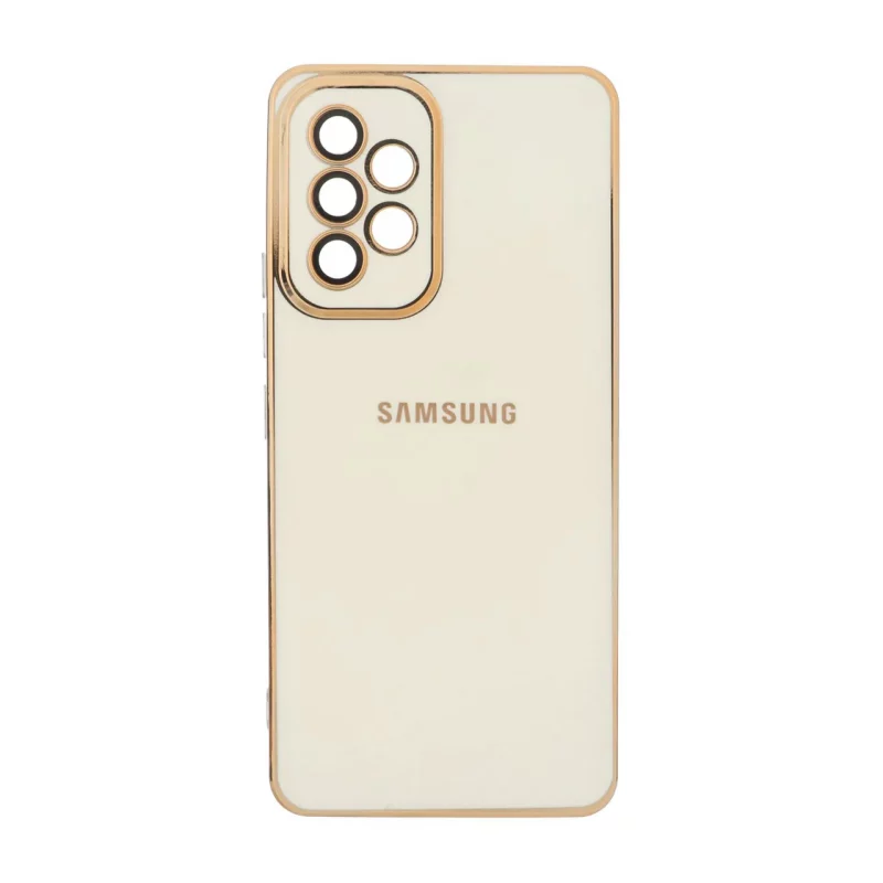 قاب My Case محافظ لنز گلس دار Samsung Galaxy A53 - سفید - تصویر 2