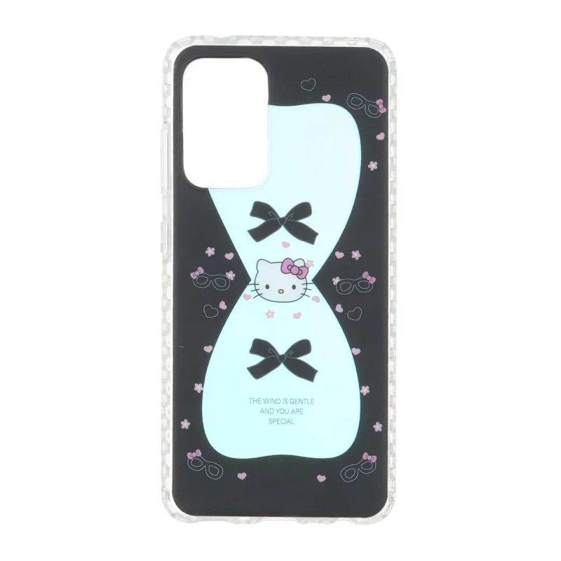 قاب هولوگرامی Kitty مات دور ژله ای Samsung Galaxy A52 / A52s - مشکی - تصویر 2
