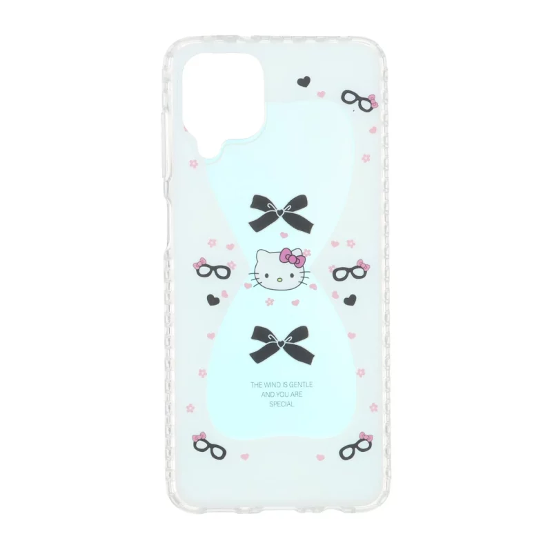 قاب هولوگرامی Kitty مات دور ژله ای Samsung Galaxy A12 / M12 / F12 - سفید - تصویر 2