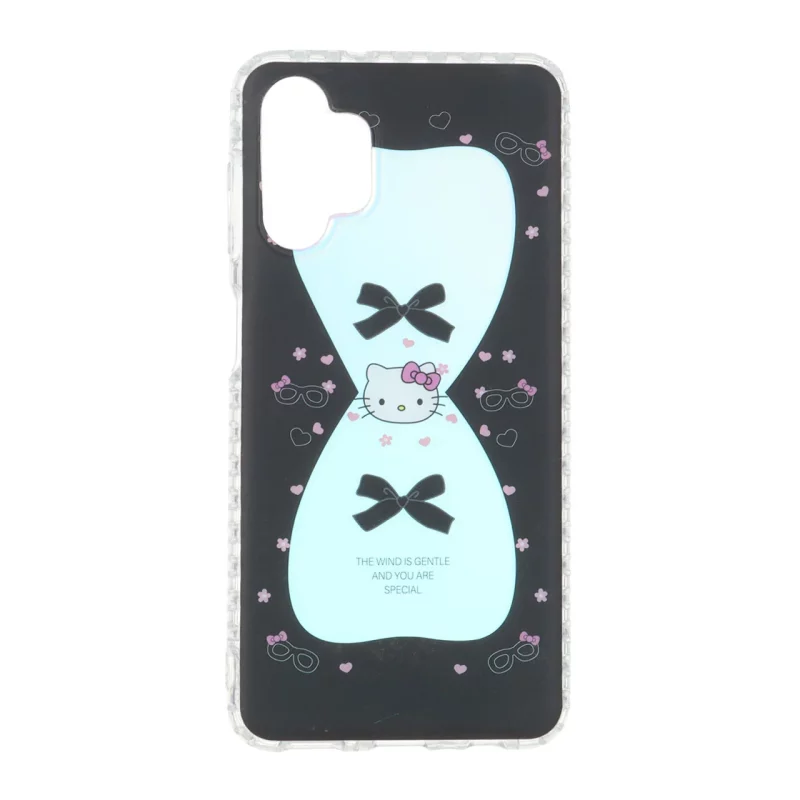 قاب هولوگرامی Kitty مات دور ژله ای Samsung Galaxy A13 4G / A13 5G / A04s / M13 4G / M23 / F13 - مشکی - تصویر 2