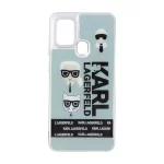 قاب رزینی سیلور طرح دار Samsung Galaxy A21s - کد 58