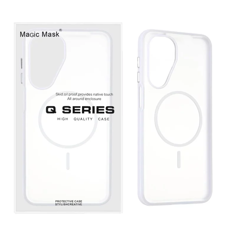 قاب Defender Shield پشت سخت Magsafe مدل Samsung Galaxy A17 / A26 - سفید (پک دار) - تصویر 2
