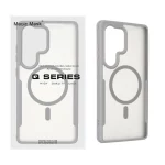 قاب اورجینال Magic Mask مات MagSafe دور رنگی Samsung Galaxy S25 Ultra - طوسی (پک دار)