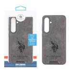قاب اورجینال US Polo Assn جیر Samsung Galaxy S24 FE - خاکستری (پک دار)
