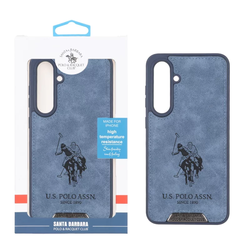 قاب اورجینال US Polo Assn جیر Samsung Galaxy S24 FE - آبی (پک دار) - تصویر 2