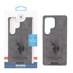 قاب اورجینال US Polo Assn جیر Samsung Galaxy S25 Ultra - خاکستری (پک دار)