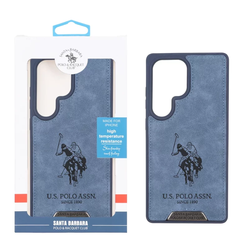 قاب اورجینال US Polo Assn جیر Samsung Galaxy S25 Ultra - آبی (پک دار) - تصویر 2