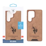 قاب اورجینال US Polo Assn جیر Samsung Galaxy S25 Ultra - عسلی (پک دار)