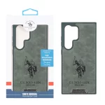 قاب اورجینال US Polo Assn جیر Samsung Galaxy S24 Ultra - سبز (پک دار)