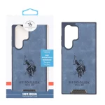 قاب اورجینال US Polo Assn جیر Samsung Galaxy S24 Ultra - آبی (پک دار)