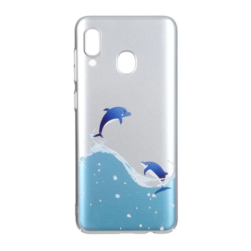 قاب سیلور دلفینی Samsung Galaxy A30 / A20s - طرح 68 - تصویر 2