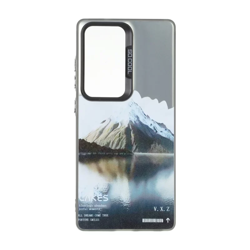 قاب SO COOL بلک لنز دکمه کروم طرح دار Samsung Galaxy S25 Ultra - طرح 341 - تصویر 2