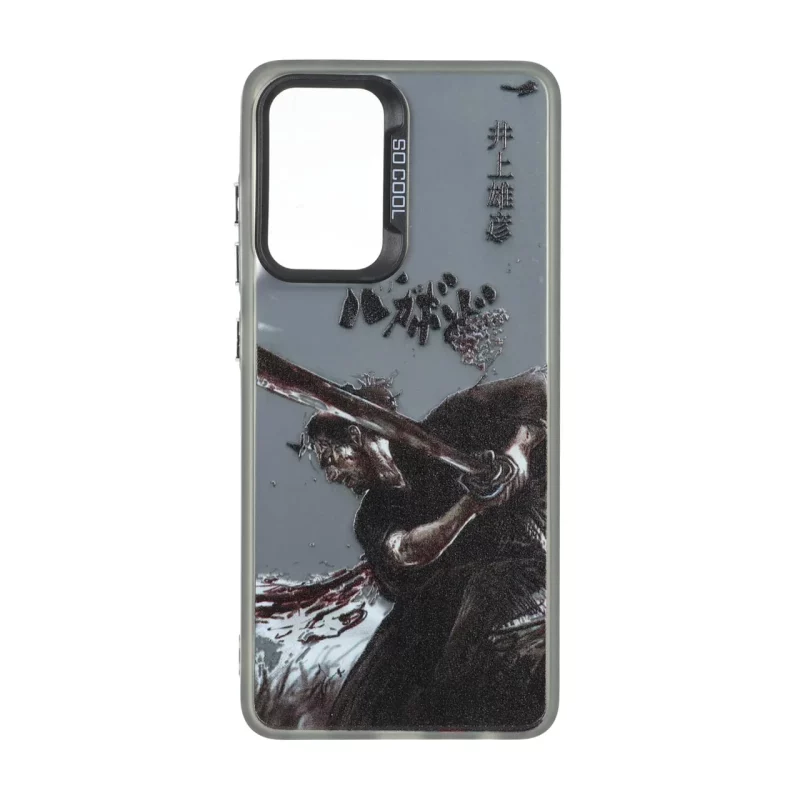 قاب SO COOL بلک لنز دکمه کروم طرح دار Samsung Galaxy A52 / A52s - طرح 369 - تصویر 2