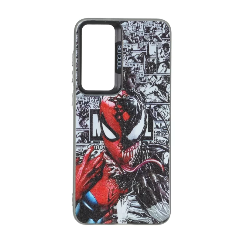 قاب SO COOL بلک لنز دکمه کروم طرح دار Samsung Galaxy S25 FE - طرح 383 - تصویر 2
