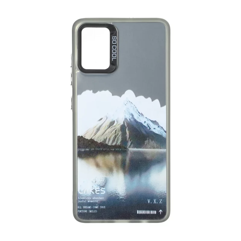 قاب SO COOL بلک لنز دکمه کروم طرح دار Samsung Galaxy A51 / M40s - طرح 416 - تصویر 2