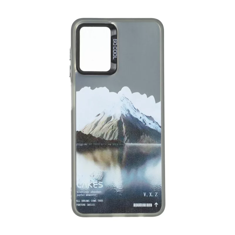 قاب SO COOL بلک لنز دکمه کروم طرح دار Samsung Galaxy A12 / M12 / F12 - طرح 425 - تصویر 2